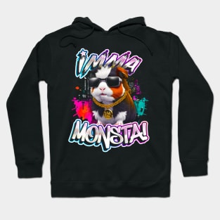 Imma Monsta! HAMSTER | Blacktee | by Asarteon Hoodie